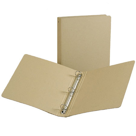 Resource 7290912 3-Ring Binder, khaki, 10x11.5x1