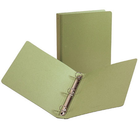 Resource 7290515 3-Ring Binder, Sage, 10x11.5x1