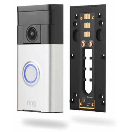 Ring Wi-Fi Enabled Video Doorbell, Satin Nickel