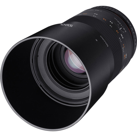 Rokinon 100mm F2.8 Full Frame Removable Macro Lens for Sony E Mount, Manual Focus