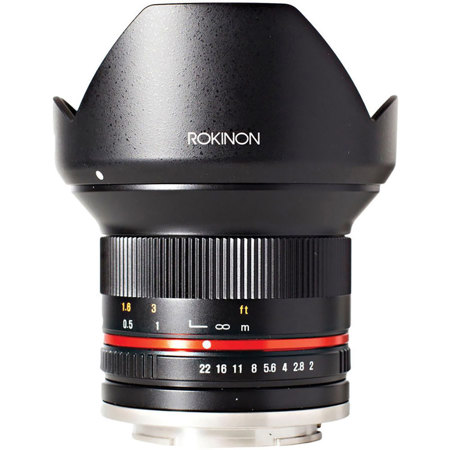 Rokinon 12mm f/2.0 NCS CS Manual Focus Lens Sony E Mount Nex Series Mirrorless Cameras