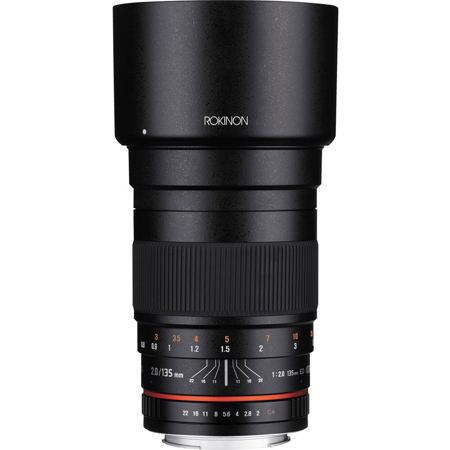Rokinon 135mm f/2.0 ED UMC, Full Frame, Manual Focus Lens, f/Sony Alpha Mount