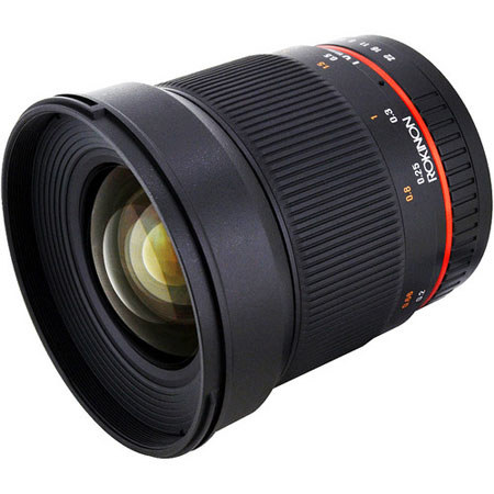Rokinon 16mm F/2.0 ED AS UMC CS Manual Focus Lens Canon M Mount Cameras