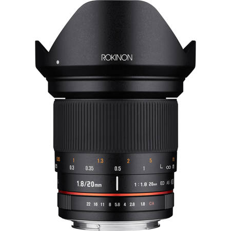Rokinon 20mm f/1.8 ED AS Lens for Fujifilm X