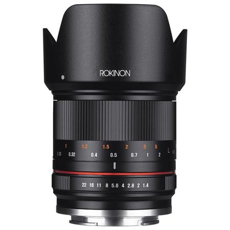 Rokinon 21mm f/1.4 Manual Focus Lens f/Canon M Mount Mirrorless Cameras - Black