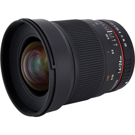 Rokinon 24mm f/1.4 ED AS UMC Wide-Angle, Manual Focus Lens for Nikon