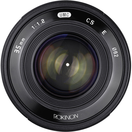 Rokinon 35mm f/1.2 ED AS CS Lens for Fujifilm X, Black RK3512-FX