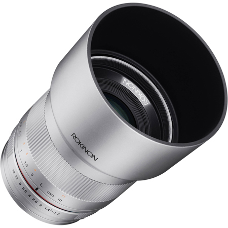 Rokinon 35mm f/1.2 High Speed Wide Angle Lens for Micro Four Third Mount, Silver