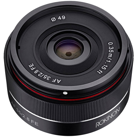 Rokinon AF 35mm f/2.8 Lens for Sony E