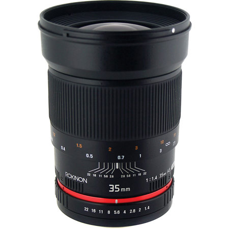 Rokinon 35mm f/1.4 Manual Focus Lens for Fujifilm X Mount Cameras