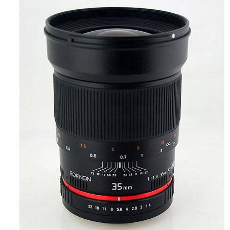 Rokinon 35mm f/1.4 Manual Focus Lens for Fujifilm X Mount Cameras