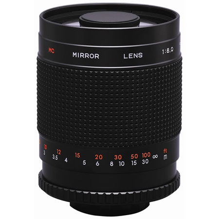Rokinon 500mm f/8.0 Mirror T-Mount Lens
