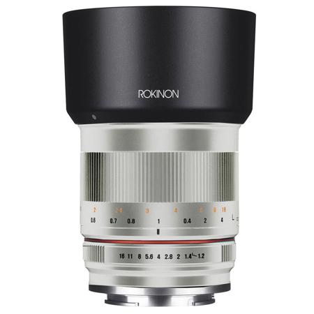 Rokinon 50mm f/1.2 Manual Focus Lens f/Sony E Mount Nex Series Cameras - Silver