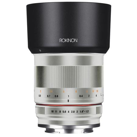 Rokinon 50mm f/1.2 Manual Focus Lens f/Fujifilm X Mount Cameras - Silver