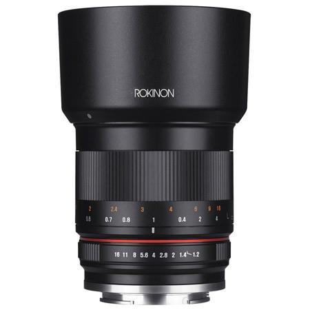 Rokinon 50mm f/1.2 Manual Focus Lens Micro Four Thirds Cameras - Black