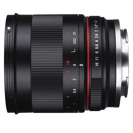 Rokinon 50mm f/1.2 Manual Focus Lens for Micro Four Thirds Mirrorless Cameras - Black
