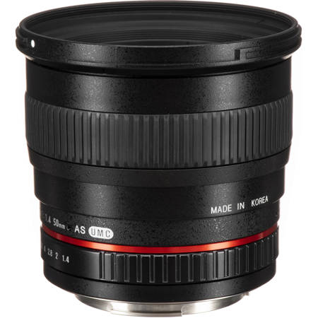 Rokinon 50mm f/1.4 Aspherical IF Lens for Canon EF 50M-C - Adorama