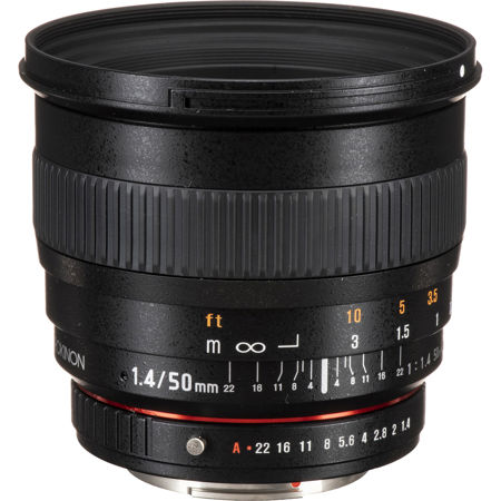 Rokinon 50mm F1.4 Manual Focus Lens for Pentax K Mount