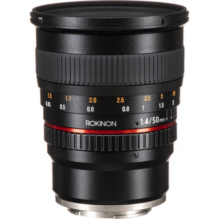 Rokinon IO50AF-E AF 50mm F1.4 フルフレーム オートフォーカスレンズ Sony Eマウント用 Amazon.com : Rokinon AF SERIES II 50mm F1.4 Auto Focus Lens