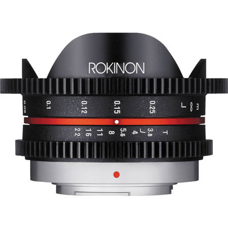Rokinon 7.5mm T3.8 Cine UMC Fisheye Lens, Black
