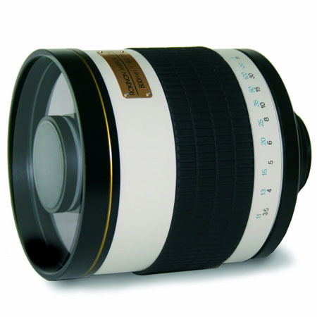Rokinon 800mm f/8.0 Mirror T-Mount Lens, White