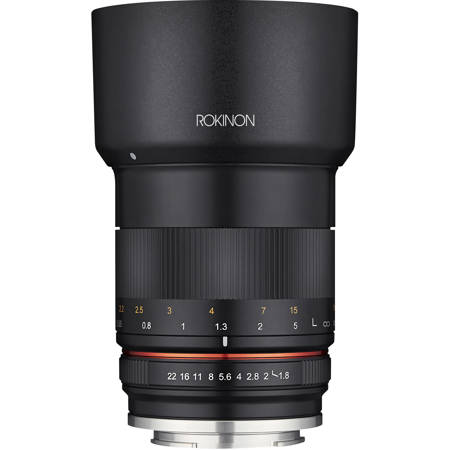 Rokinon 85mm f/1.8 Manual Focus Lens f/Sony E Mount Nex Series Cameras - Black