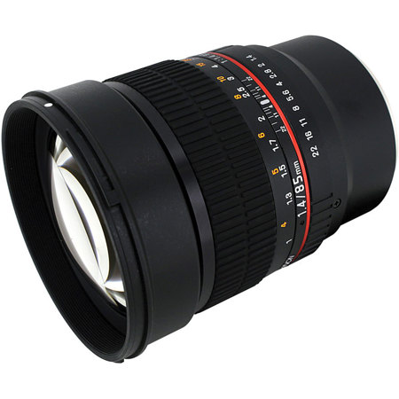 Rokinon 85mm f/1.4 AS IF UMC Manual Focus Lens Micro Four Thirds Mount