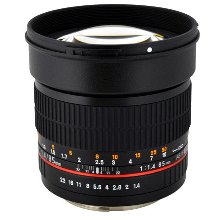 Rokinon 85mm f/1.4 Aspherical Lens for Nikon DSLR