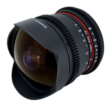Rokinon 8mm t/3.8 Fisheye Cine Lens for Sony E-Mount