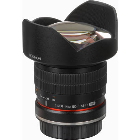 Rokinon 14mm f/2.8 IF ED Lens with AE Chip for Canon EF AE14M-C