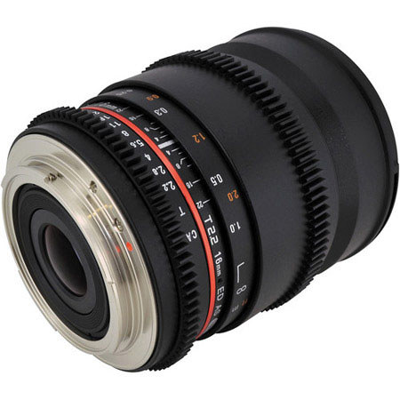 USED Rokinon 16mm T2.2 Wide Angle Cine Lens for Micro Four Thirds