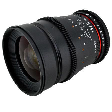 Rokinon 35mm T1.5 Cine Lens for Canon EF - Bundle