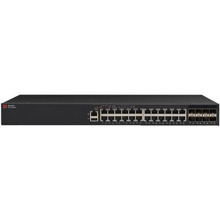 Ruckus ICX 7250 24-Port Switch with 2x 10GbE SFP+ Stacking/Uplink, PoE+