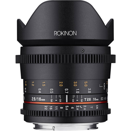 Rokinon 16mm T2.6 Cine DS Full Frame Lens for Nikon