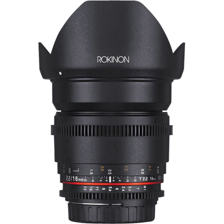 Rokinon 16mm T2.2 Cine DS Wide Angle Lens for Nikon F (DX) Mount