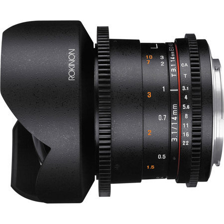 Rokinon 14mm T3.1 Cine DS Lens for Canon EF DS14M-C - Adorama
