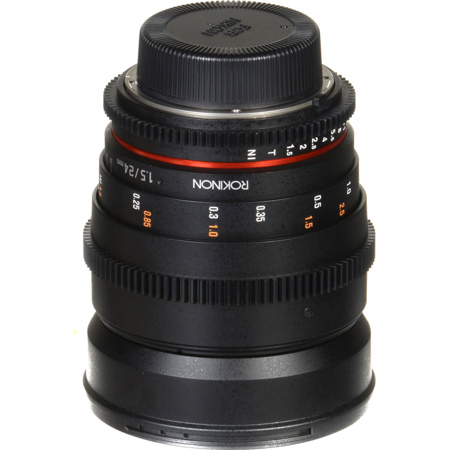 Rokinon 24mm T1.5 MFT マイクロフォーサーズ レンズ 24mm T1.5 Full Frame Wide Angle Cine DS - Rokinon Lenses