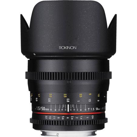 Rokinon 50mm T1.5 Cine DS Lens for Canon EF DS50M-C - Adorama