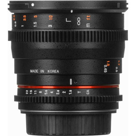 Rokinon 50mm T1.5 Cine DS Lens for Canon EF DS50M-C