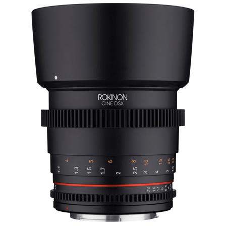 Rokinon 85mm T1.5 Cine DSX High-Speed Lens for Fuji X