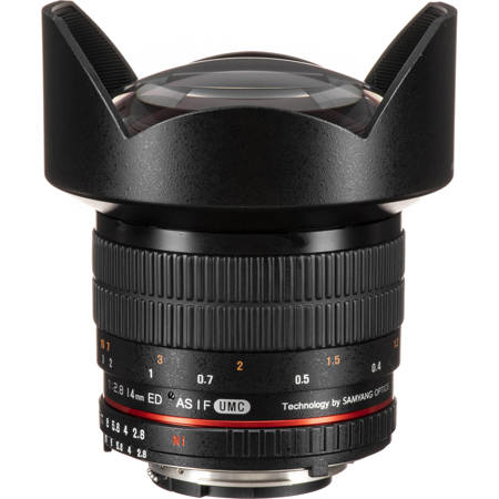 Rokinon 14mm f/2.8 IF ED Super Lens with Automatic Chip for