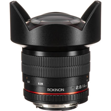 Rokinon 14mm f/2.8 IF ED Super Lens with Automatic Chip for