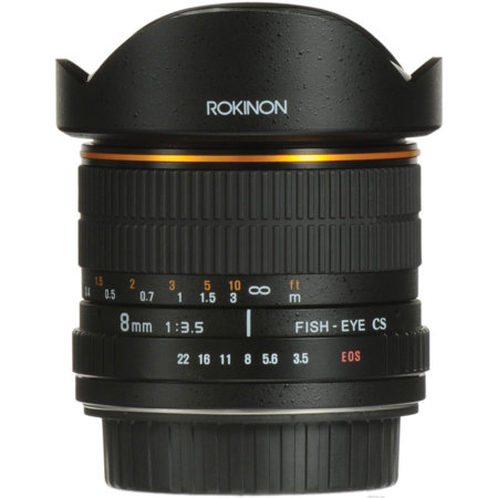 Rokinon 8mm f/3.5 Aspherical Fisheye Lens for Canon DSLR Cameras