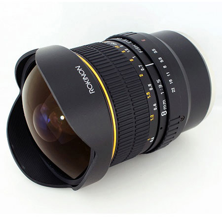 Rokinon 8mm f/3.5 Fisheye, Manual Focus CS Lens for Sony E-Mount, NEX & VG10