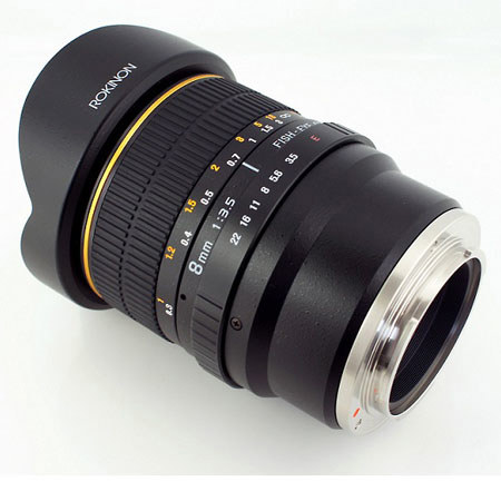 Rokinon 8mm f/3.5 Fisheye CS Lens for Sony E-Mount FE8M-NEX - Adorama