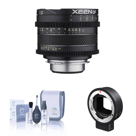 Rokinon XEEN CF 16mm T2.6 Cine Lens for Canon EF-Mt W/MC-21 Converter To Leica L