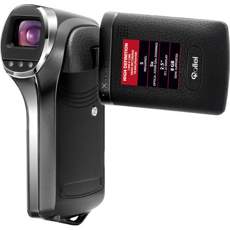 Rollei Movieline DV5 Full HD Camcorder, 5MP Sensor, Blk
