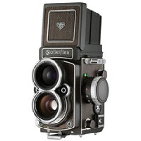Rollei Rolleiflex 4.0 FW Medium Format Twin Lens Reflex Camera, Built-in Super-Angulon 50mm f/4.0 HFT Lens, with Advanced TTL Exposure Metering.