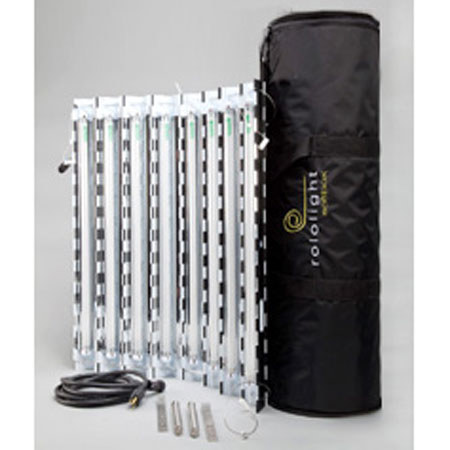 Rololight Softbox 2GO 15" 8 Light Unit, with 12"/30cm 8 Watt Tungsten Balanced 3200K Fluorescent Tubes