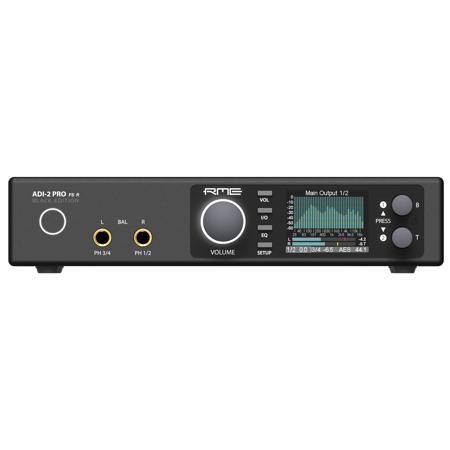 ADI-2 Pro FS R 9.5" 1RU 2-CH High-End AD/DA Converter with Remote, Black Edition